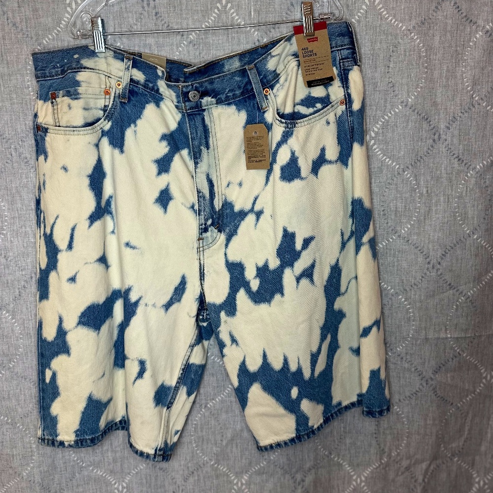 Men bleach shorts
